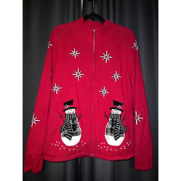 Ugly Christmas Sweater Xmas Cardigan Size XL - Picture 1 of 3